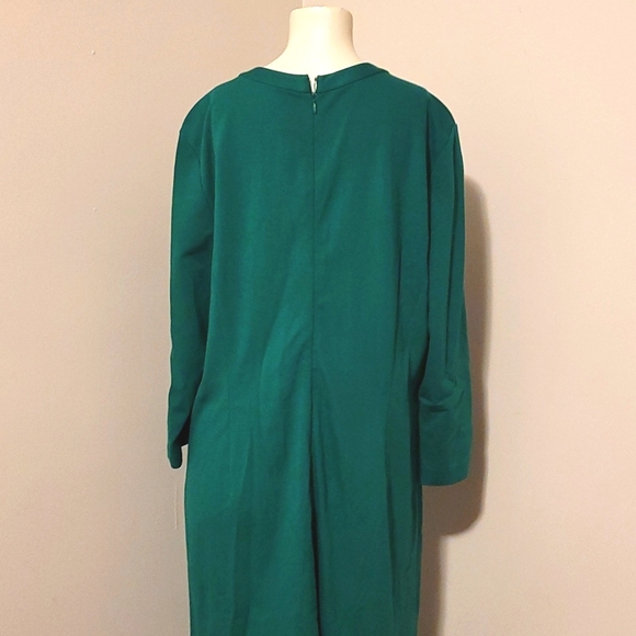 Talbots plus size 18 Emerald dress - Picture 5 of 11